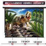 $120 Aoxun 120 Motorized 4:3 Projector Screen