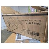 $128 Eridanus 20x15 White Farmhouse Sink, Single Bowl, Apron Front