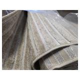 $114 Aarhus Scandi Striped Beige/Cream 8x10 Indoor/Outdoor Rug