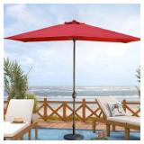 $120 Royalcarft 10x6.5ft LED Patio Umbrella Polyester Canopy