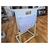 Vagusicc C Shaped End Table, Adjustable Height