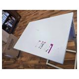 Vagusicc C Shaped End Table, Adjustable Height