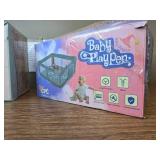 Baby Playpen 50x50 Inch, Mesh Baby Fence for Indoor/Outdoor