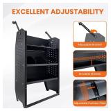 $232 Van Shelving System Steel 32"W x 46"H x 13"D for Various Models