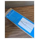 U.S. Art Supply 66" High Black Metal Display Art Easel