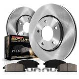$102 Power Stop KOE098 FRONT and Rear Brake Pads & Rotors Kit for Nissan