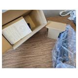 $50 VIVO Steel Adjustable Clamp-on Desk Leg PC Mount, CPU Holder