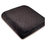 28"x19" x4", Medium-Firm Memory Foam Seat Cushion, Black