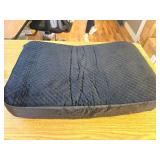 28"x19" x4", Medium-Firm Memory Foam Seat Cushion, Black