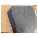28"x19" x4", Medium-Firm Memory Foam Seat Cushion, Black