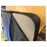 28"x19" x4", Medium-Firm Memory Foam Seat Cushion, Black