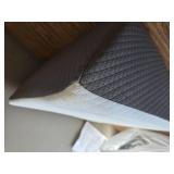 12x24x24" Bed Wedge Pillow, Cooling Memory Foam, Removable Cover