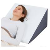 12x24x24" Bed Wedge Pillow, Cooling Memory Foam, Removable Cover