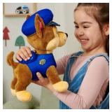 Paw Patrol Talking Chase Interactive Plush, 12-inch, Age 3+