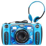 $85 VTech Kidizoom Duo 5.0 Digital Camera with MP3, Headphones, Blue