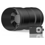 Hon&Guan 4" Inline Booster Fan - Speed Control, 130 CFM
