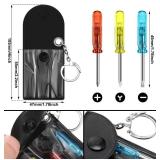 $50 Jutom 100 Set Mini Screwdriver Keychain Set with Pouch & Hook