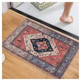 Indoor Doormat 20"x31.5" - Non Slip Rubber Backing, Washable