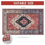 Indoor Doormat 20"x31.5" - Non Slip Rubber Backing, Washable