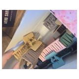 12-Pack 3.5-Inch Square Hair Claw Clips, Neutral Colors