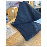VOILYBIRD Pack of 2 Boucle Pillow Covers 12x20", BLACK.