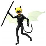 TWO Pack BANDAI Miraculous: 12cm Cat Noir Doll with Accessories