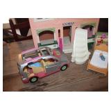 Vtg. Fisher Price Doll House and More