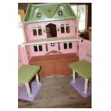Vtg. Fisher Price Doll House and More