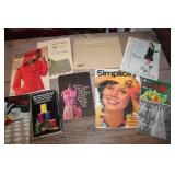 Vintage Sewing Books & More