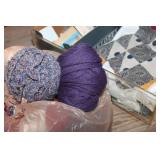 Storage Box w/Quilt Square, Notions, Patches & More