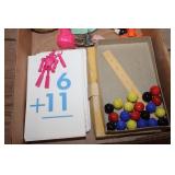 Vtg. Flash Cards, Noise Maker & More