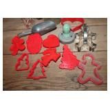 Vtg. Nut Grinder, Cookie Cutters & More