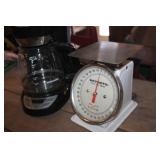 Vtg. Scale and Black & Decker Coffee Maker