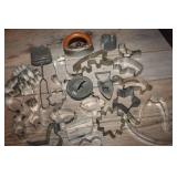 Vintage Sad Iron, Cookie Cutters & More