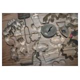 Vintage Sad Iron, Cookie Cutters & More