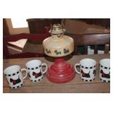 Vtg. Scottie Dog Oil Lamp Base & More