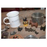 Vtg. Scottie Dog Coasters, Figurines & More