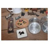 Vtg. Scottie Dog Coasters, Figurines & More