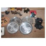 Vtg. Scottie Dog Coasters, Figurines & More