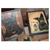 Vtg. Scottie Dog Pictures Various Sizes