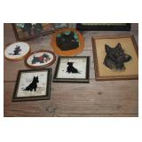 Vtg. Scottie Dog Pictures Various Sizes