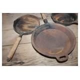 3 Cast Iron Skillets