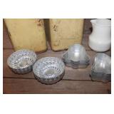 Vtg. Jello Molds, Pitcher and More