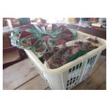 Laundry Basket with Fabric and More