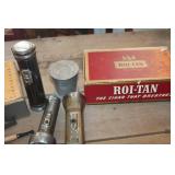 Vtg. Cigar Boxes, Flashlights & More