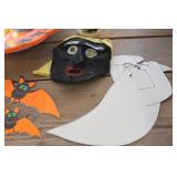 Vtg. Halloween Figurine, Die Cuts & More