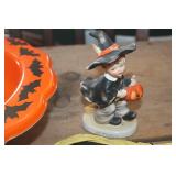 Vtg. Halloween Figurine, Die Cuts & More