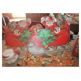 Vtg. Christmas Die Cuts, Glass and More