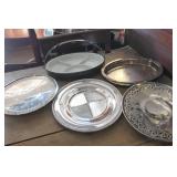 Vtg. Silver Serving Dish and More