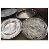 Vtg. Silver Serving Dish and More